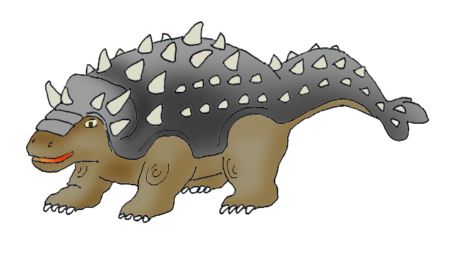 Ankylosaurus clipart