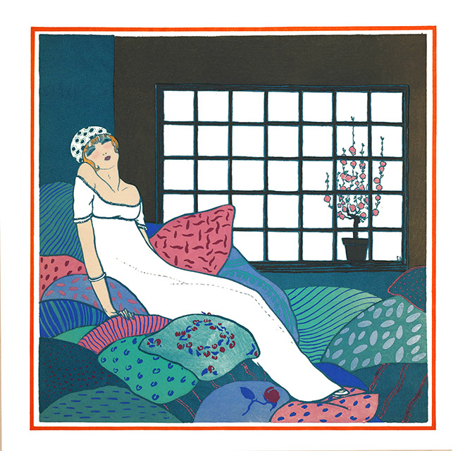 art-nouveau-woman-pillows