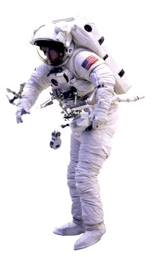astronaut floating in outer space