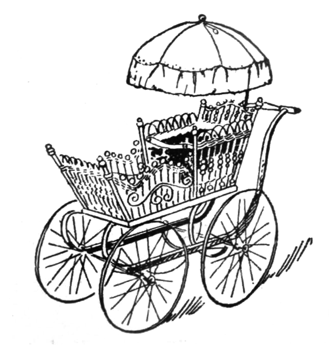 Victorian baby carriage