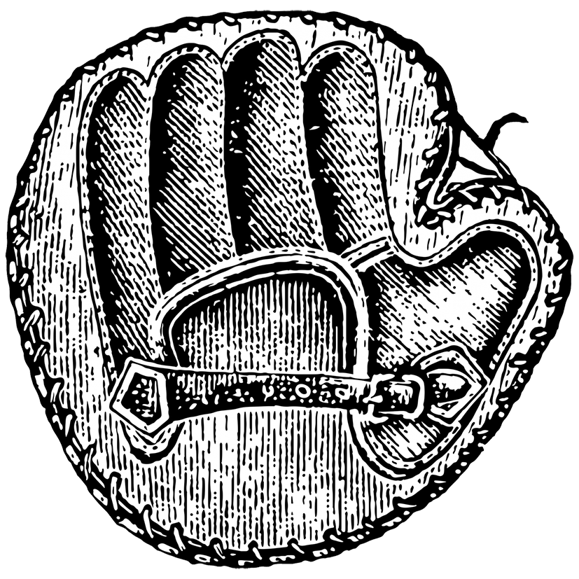 baseball glove clipart