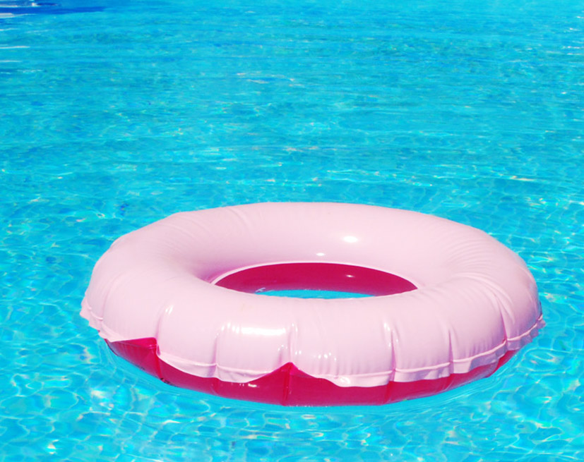 bathing ring in pool