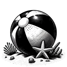 clipart of a beach ball