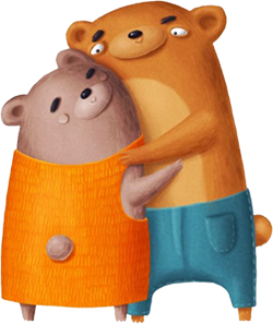 bear hug clipart