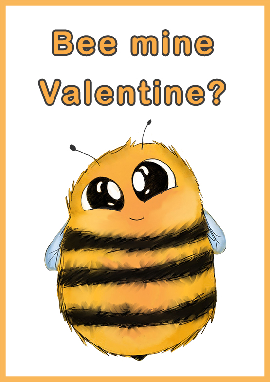 bee mine Valentine? card