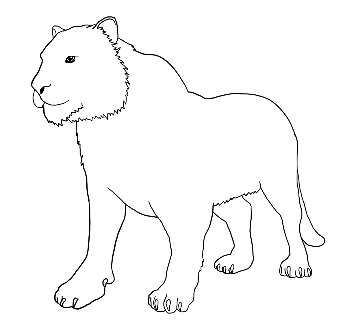 Tiger Coloring Pages