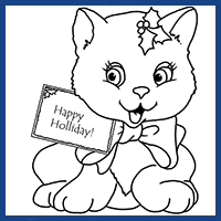 big logo Christmas coloring pages