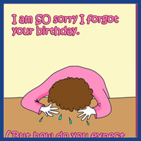 big logo funny birthday cards