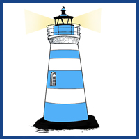 big logo lighthouse clipart