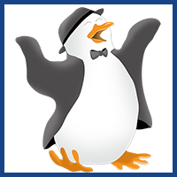 big logo penguin clipart