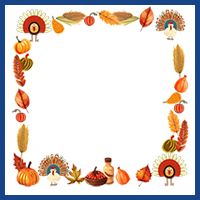 big logo thanksgiving borders