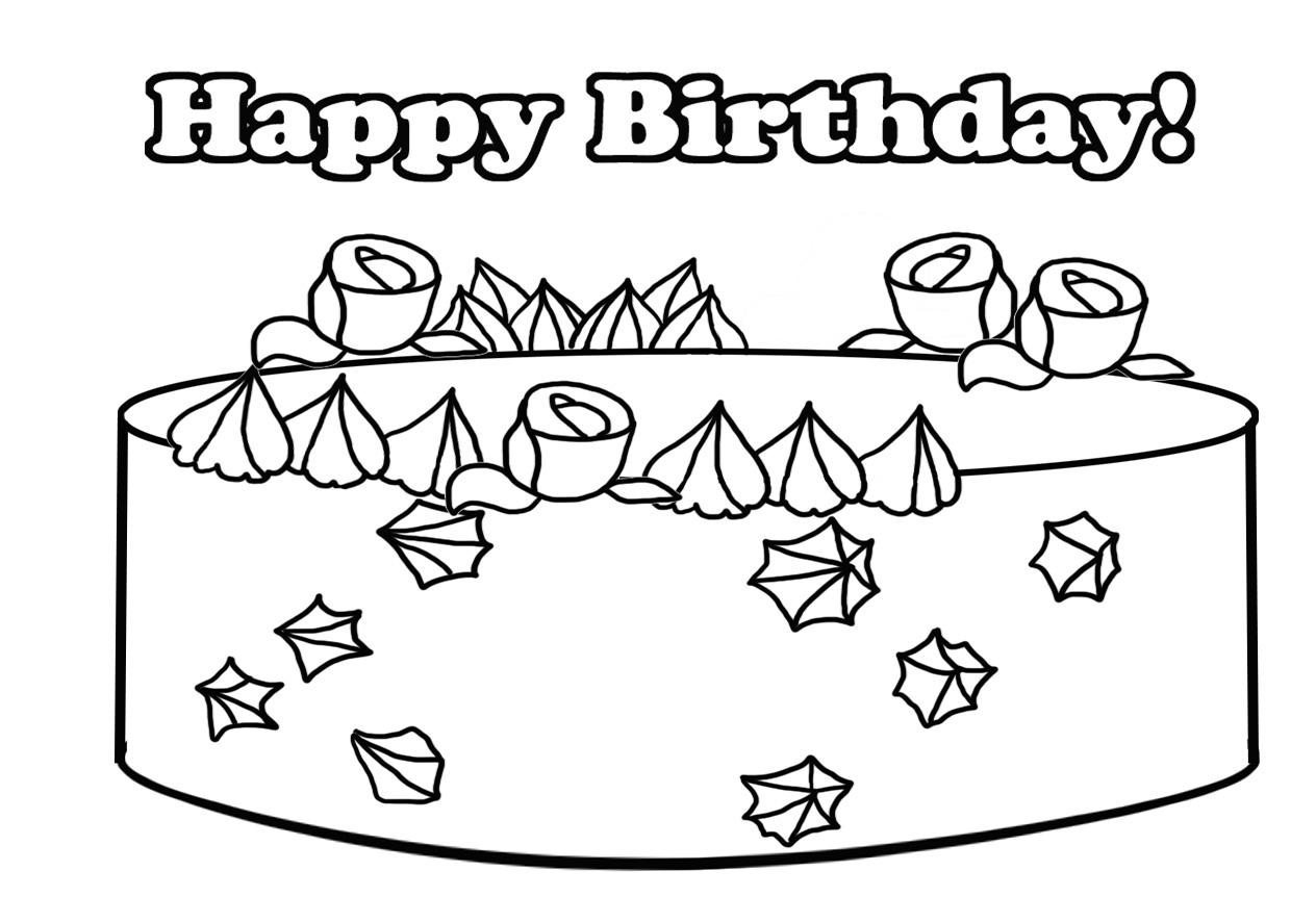 birthday coloring pages