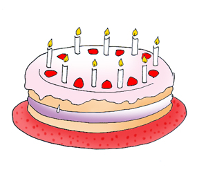 birthday cake clip art layer cake