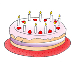 birthday ideas cake clip art