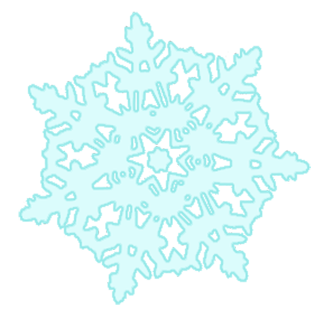 bluish snowflake 