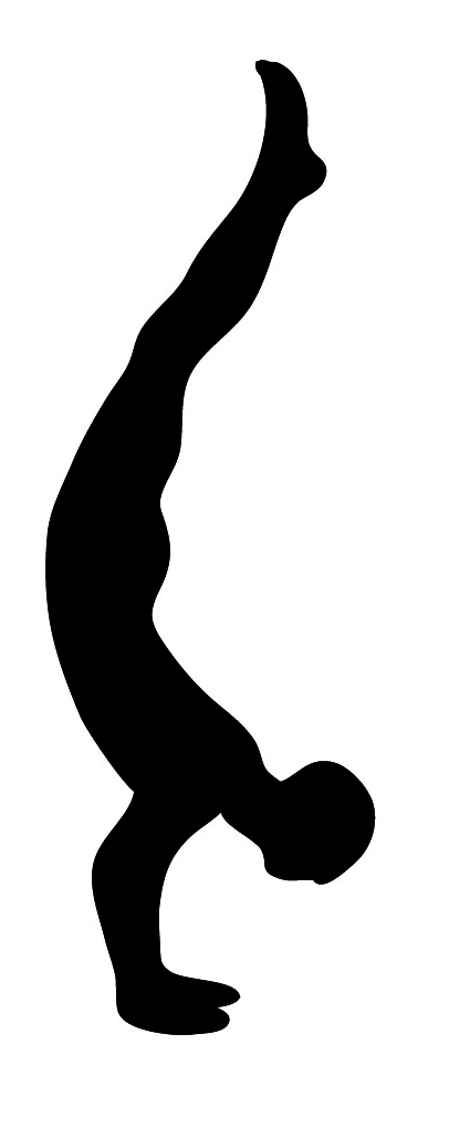handstand silhouette