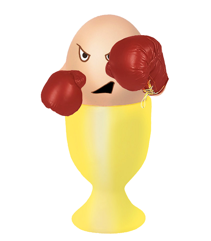 boxing Easter egg clipart