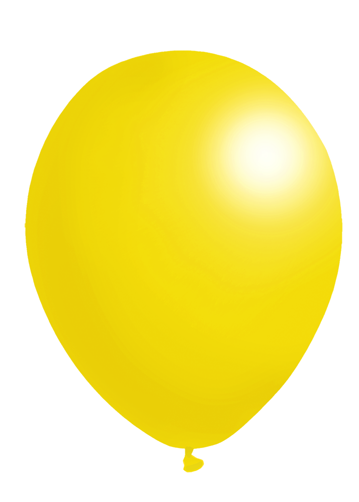 bright yellow balloon