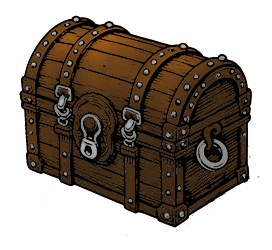 pirate treasure chest clipart