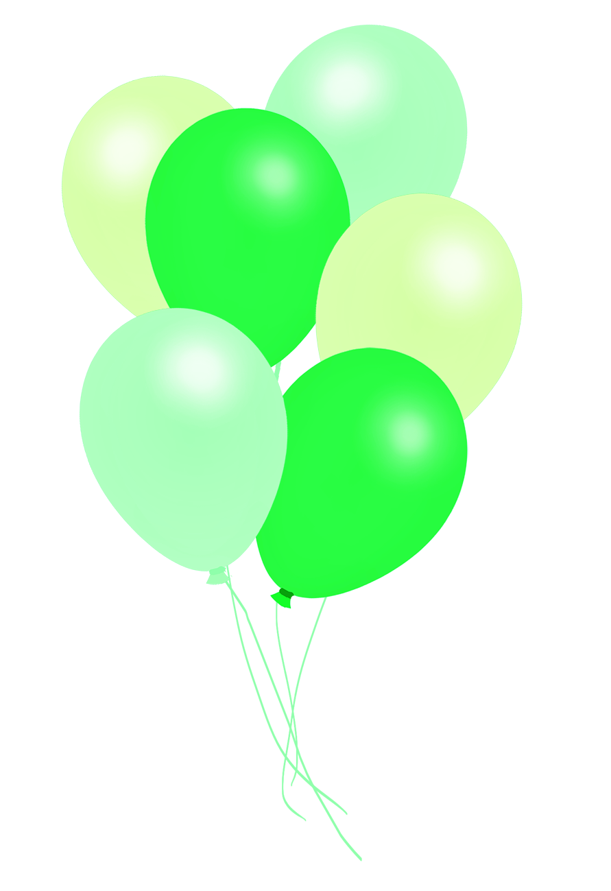 balloons images green