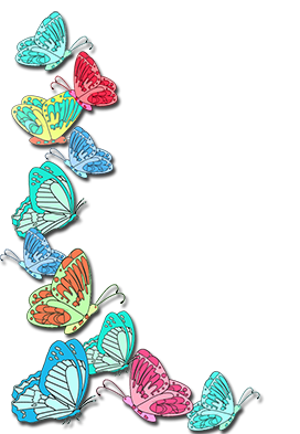 butterfly border clip art