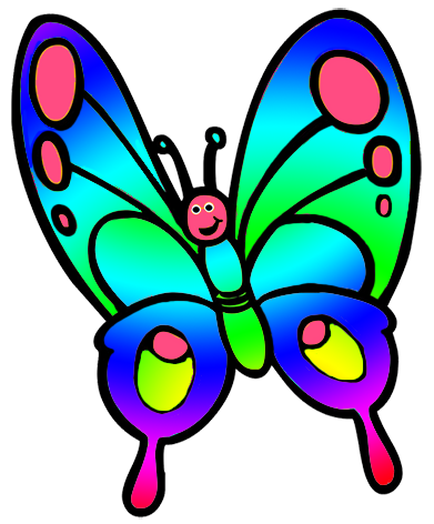 butterfly clipart for kids