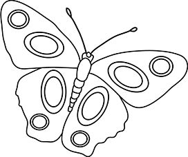 butterfly coloring page