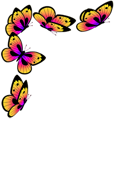 butterfly corner template