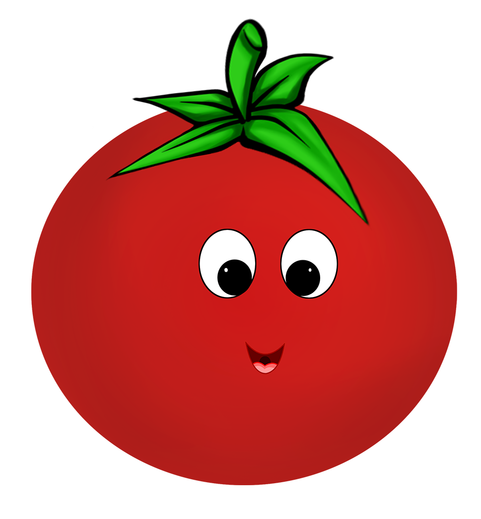 cartoon tomato clipart