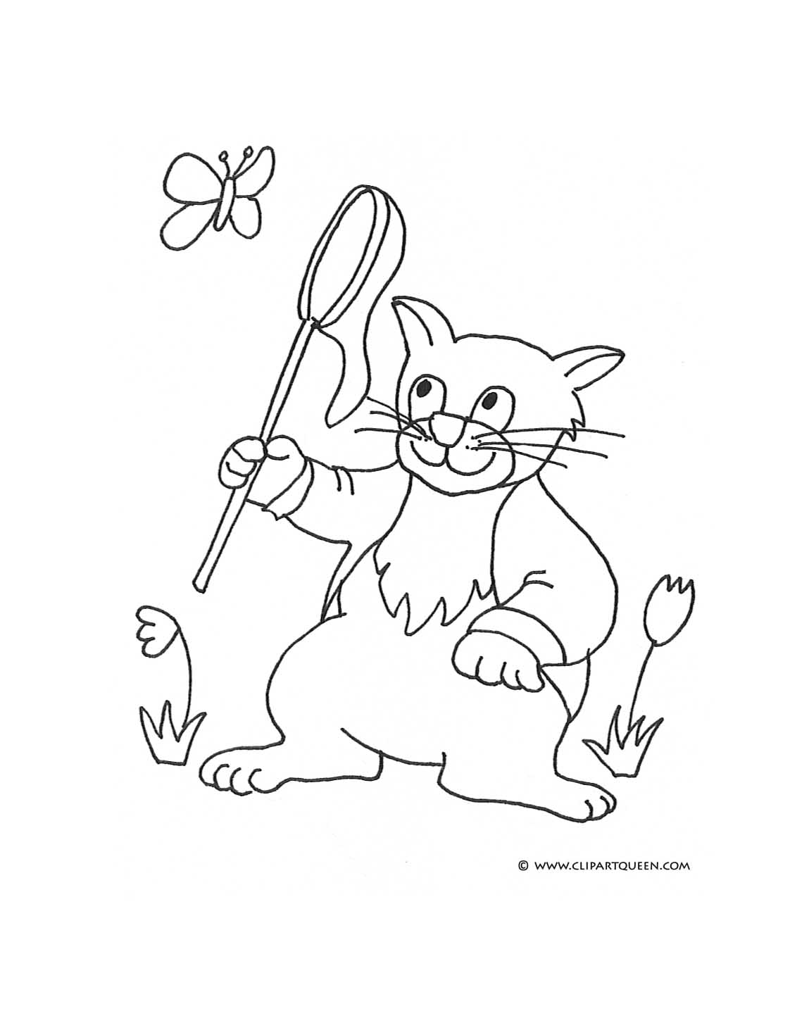 Cat Coloring Pages