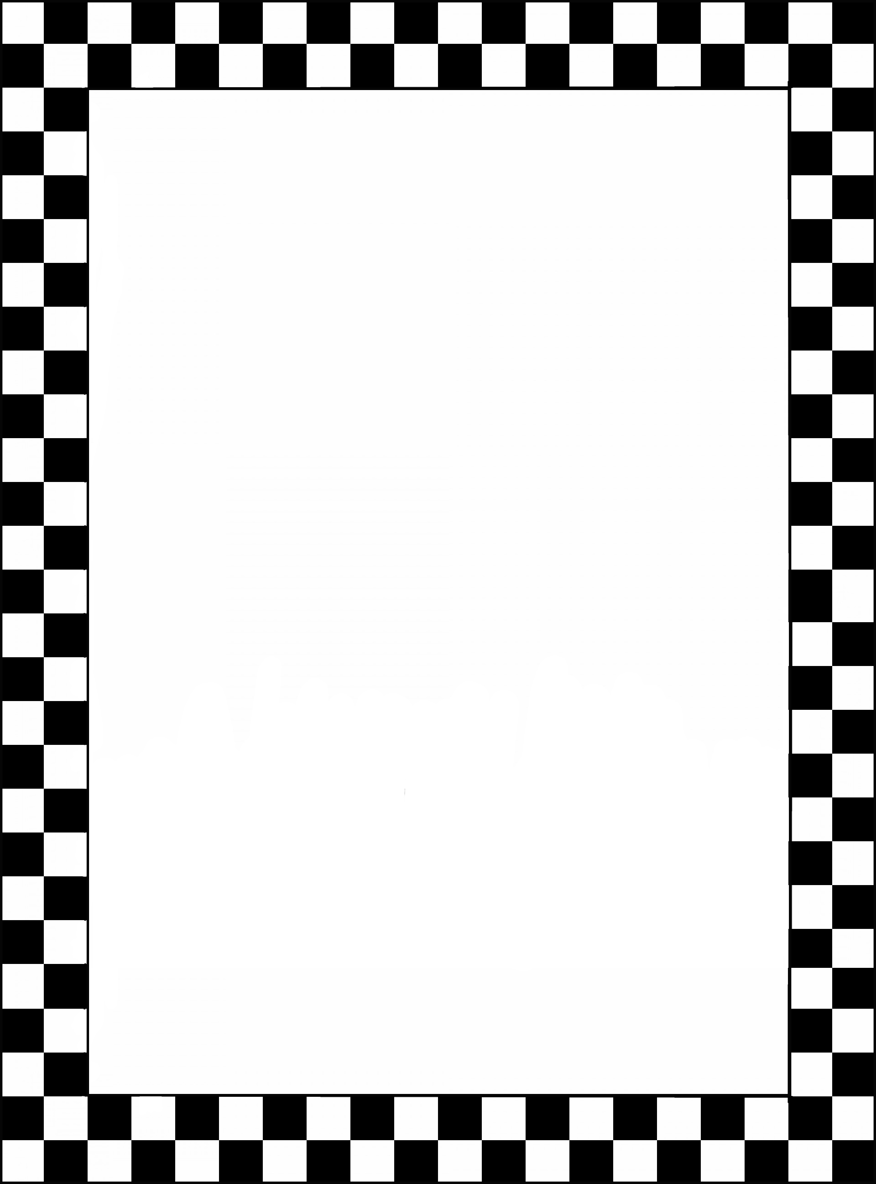 checkerboard frame black white