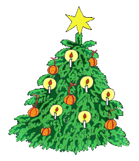 christmas clipart tree with star