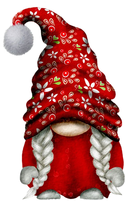 girl Christmas gnome