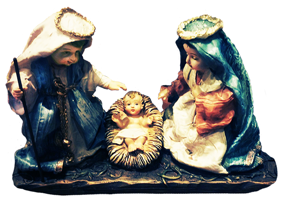 Christmas nativity scene