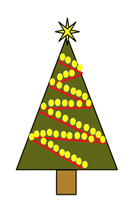 Christmas tree clipart