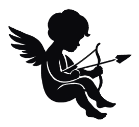 cupid with bow clipart