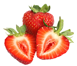cut strawberry image