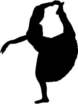 silhouette bharata natyam dancer
