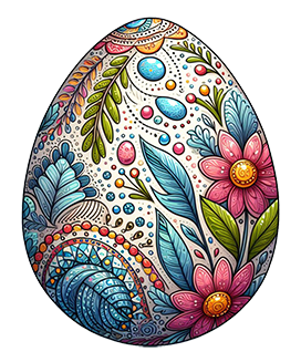 decorated Easter Egg clipart
