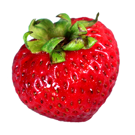 delicious red strawberry clipart