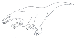 dinosaur clip art Deinonychos