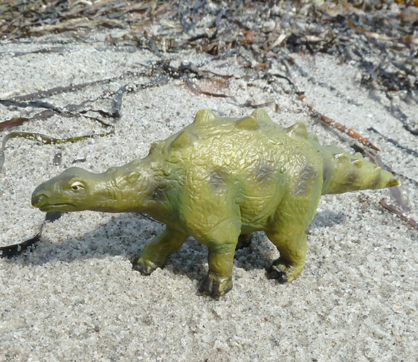green dinosaur