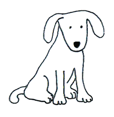 dog-clip-art-white-sketch