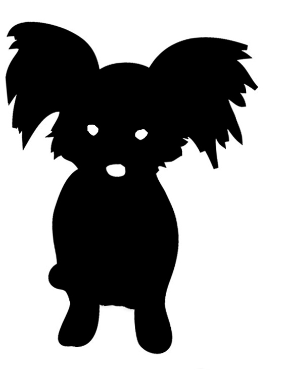 dog silhouette clip art