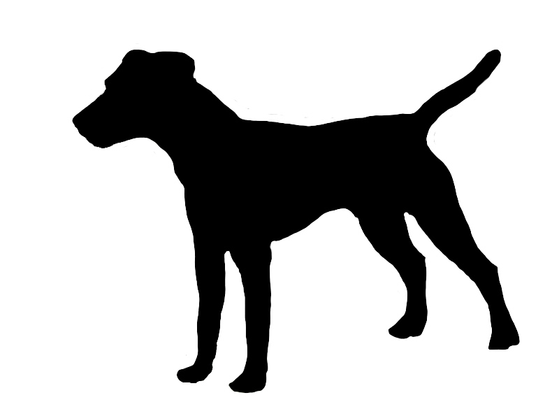 dog silhouette clip art