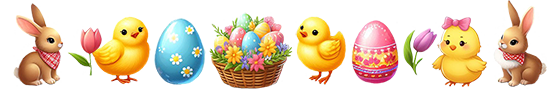 Easter border clipart