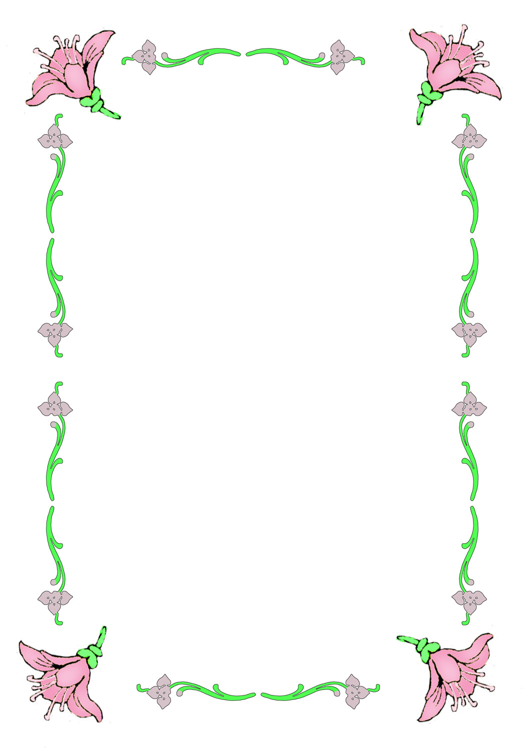 Free Printable Easter Borders