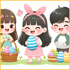 Easter clipart Easter egg hunting