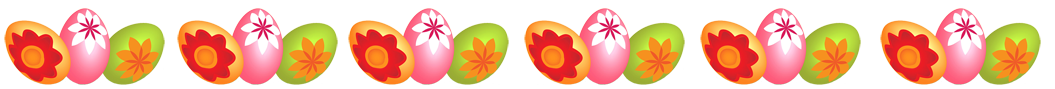 Easter egg border