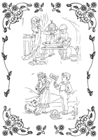 Victorian printable coloring pictures